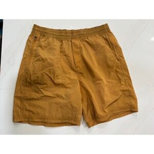 VRST Men's 7" All-In Unlined Short in the color‎ Palomino Gold Shine medium